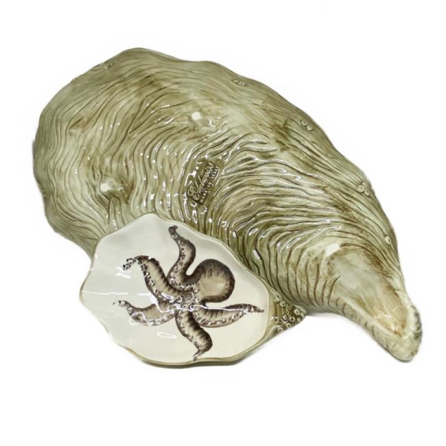 Octopus - Grote Oesterschaal bruin